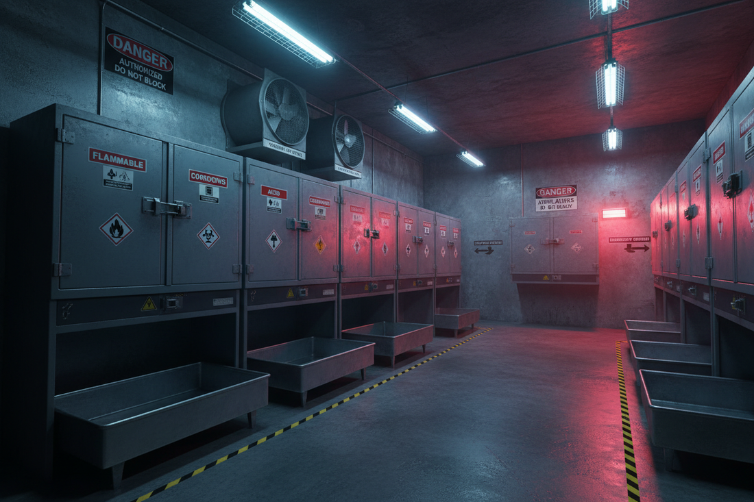 Hazardous Material Storage: A Cheat Sheet for Staying Compliant with Chemical Handling Regulations