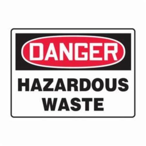 Accuform® MCHL295VA Safety Sign, DANGER, Text, Aluminum, Fastened Mount, 10 in H x 14 in W, English