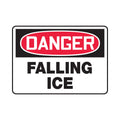 Accuform® MCRT105VA Danger Sign, DANGER, 10 in H x 14 in W, Aluminum, Fastened Mount