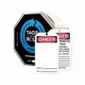 Accuform® TAR412 Tags By-The-Roll™ Danger Tag, 6-1/4 in H x 3 in W, Black on White/Red, 3/8 in Hole, Cardstock