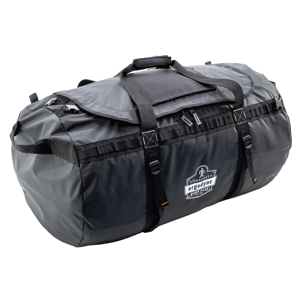 Arsenal® 13034 5030 Large Water-Resistant Duffel Bag With 1000D Polyester Mesh, Black, Tarpaulin with 1000D Polyester Mesh, 6863 cu-in Storage, 15 in H x 15 in W x 30-1/2 in D
