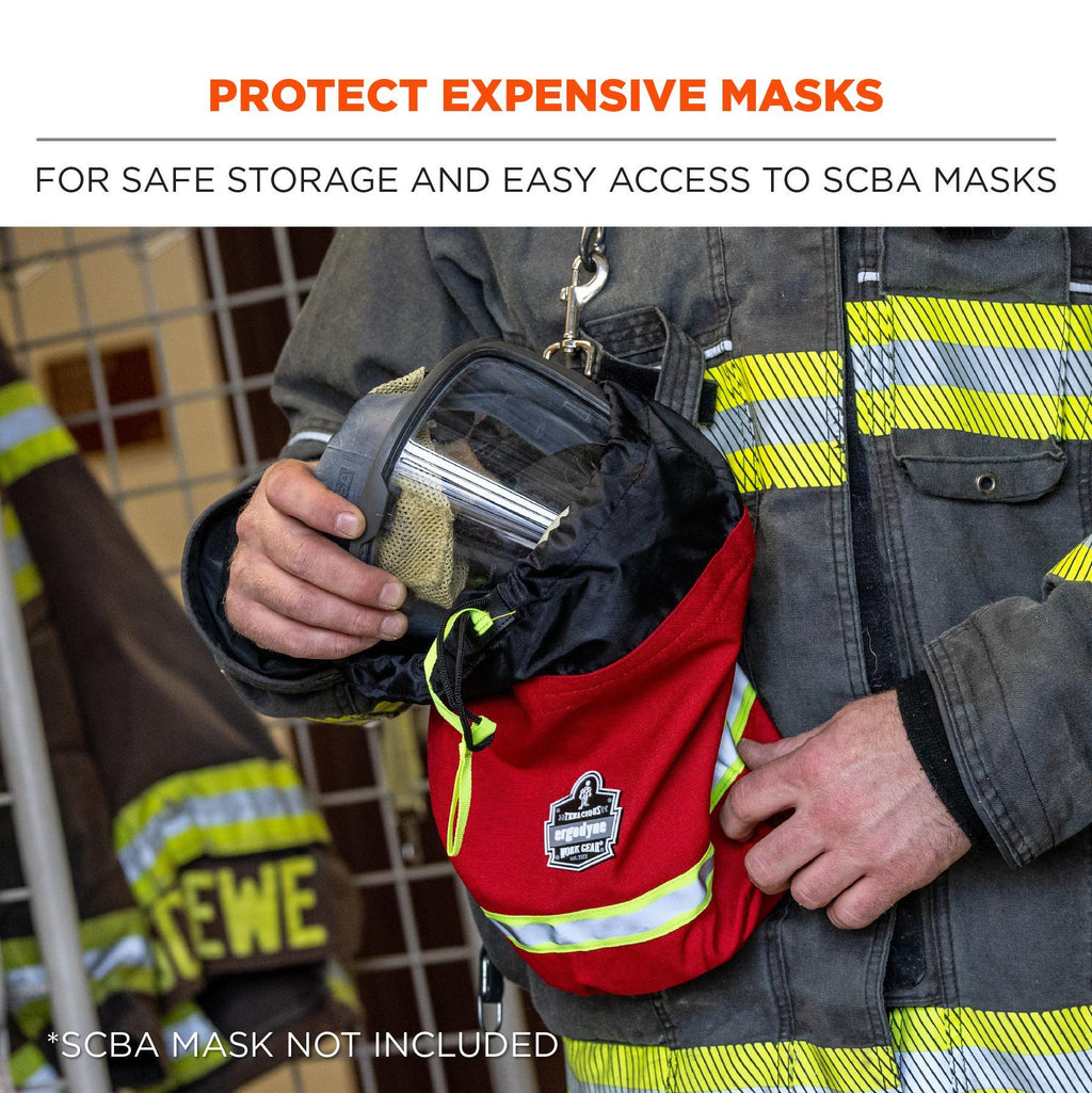 Arsenal® 13080 5080 SCBA Mask Bag, 12 in H x 8-1/2 in W x 8-1/2 in D, 1000D Nylon