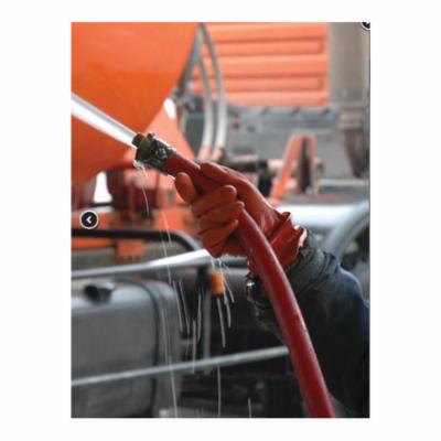 Atlas® by Showa Best 620L-09 Medium Weight Chemical-Resistant Gloves, L, PVC, Orange, Cotton Lining, 12 in L, Resists: Abrasion, Cut, Puncture, Mechanical and Petrochemicals, Supported Support, Gauntlet Cuff, 18 mil THK
