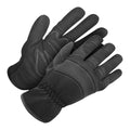 BDG X-SITE™ 20-1-10015-L 20-1-10015 Breathable General Purpose Gloves, Mechanic, L, Neoprene/Spandex®/Synthetic Leather, Black, Slip-On Cuff, Resists: Abrasion and Vibration, Unlined Lining
