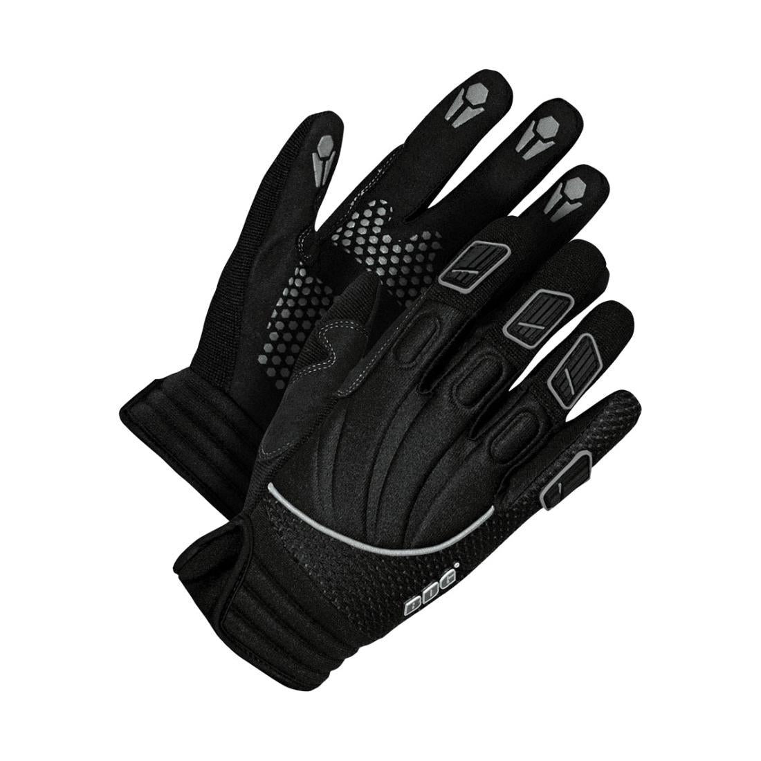 BDG X-SITE™ 20-1-104-S 20-1-104 High Performance General Purpose Gloves, Mechanic, Grip Style, S, Foam/Neoprene/Synthetic Leather/Silicone, Black, Safety Cuff, Resists: Abrasion and Impact, Unlined Lining