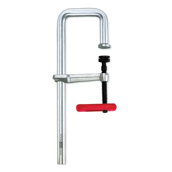Bessey® 2400J-12 J Series Regular Duty F-Style Step-Over Bar Clamp, 5-1/2 in D Throat, 12 in Clamping, Removable Swivel