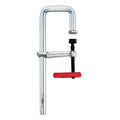 Bessey® 2400J-12 J Series Regular Duty F-Style Step-Over Bar Clamp, 5-1/2 in D Throat, 12 in Clamping, Removable Swivel