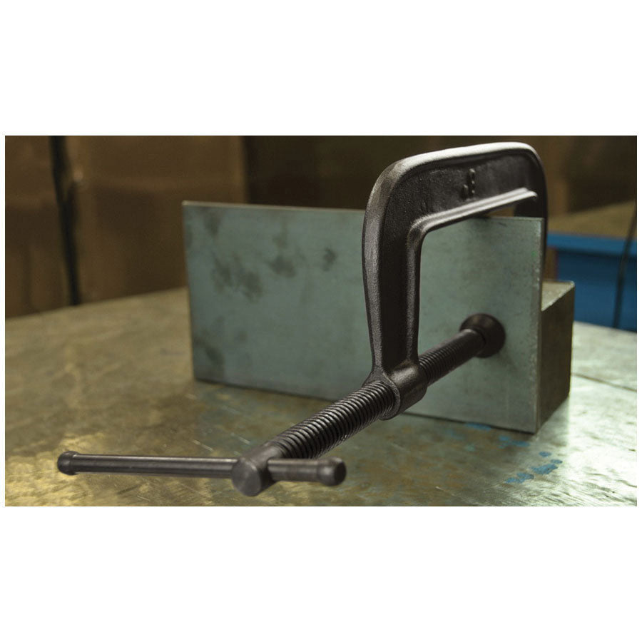 Bessey® 540-6 Medium Duty C-Clamp, 1-1/4 in W Jaw, 2-3/4 in D Throat, 0 to 6 in Clamping
