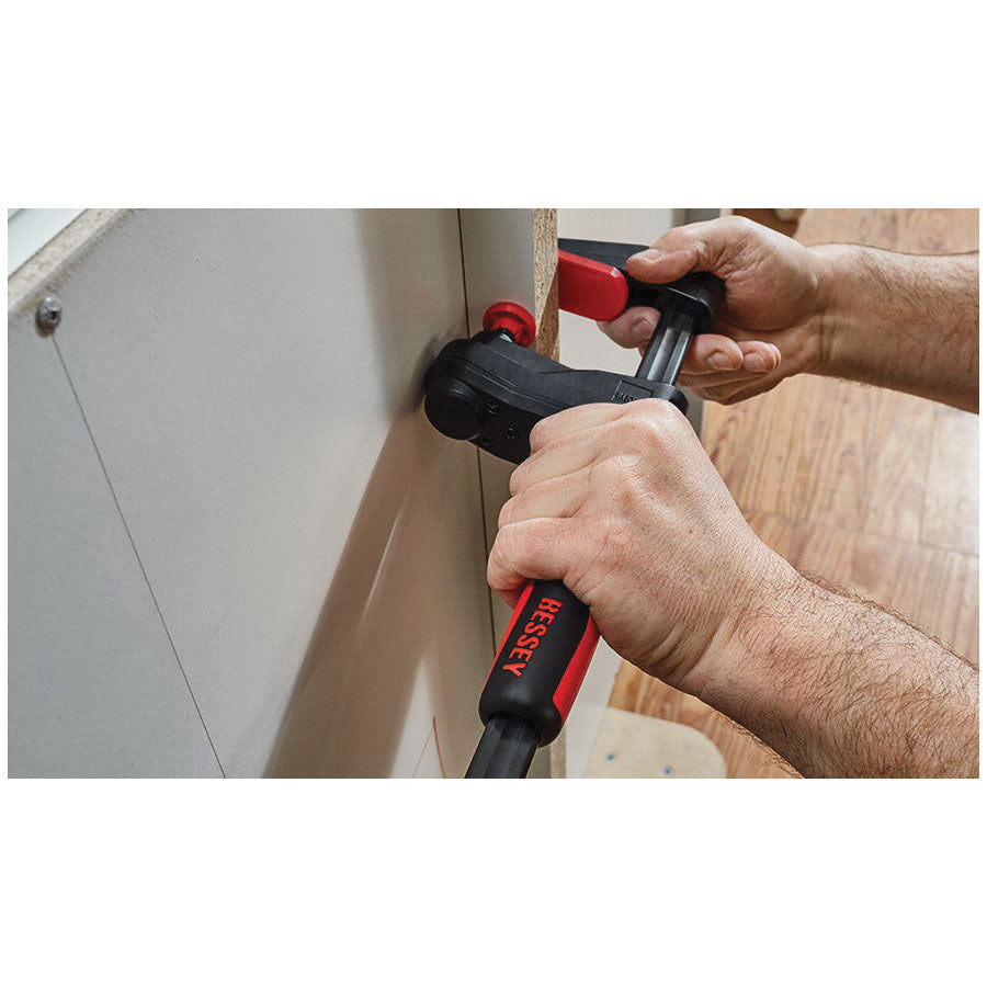 Bessey® GearKlamp® GK15 1-Handed Bar Clamp, 6 in Clamping, 2-3/8 in D Throat, 0 to 6 in Spreading, Ergonomic Grip Handle, Steel Bar