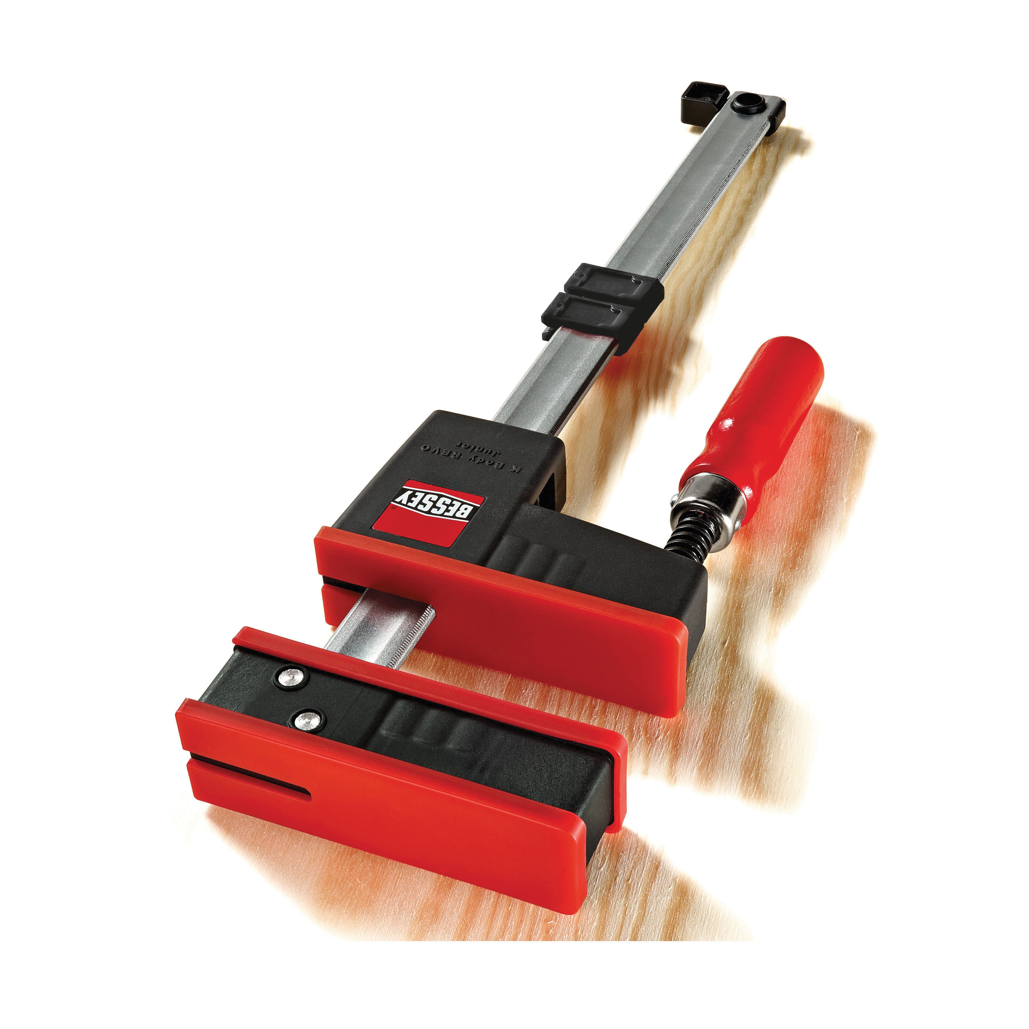 Bessey® K Body® REVO™JR KRJR-12 Small Parallel Bar Clamp, 3-1/4 in D Throat, 12 in Clamping, Removable Swivel