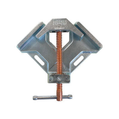 Bessey® WSM-12 Welder's Angle Clamp, 4-3/4 in Miter, 4-1/2 in L x 2-3/8 in H Jaw, Steel, Zinc Plated