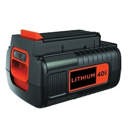 Black+Decker® 40V MAX* LBX2040, 2000 mAh Li-Ion Battery, 40 V DC Charge, For Use With Black+Decker® 40 V DC Products