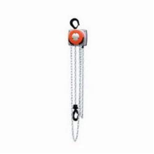 CM® 5625A Hurricane 360 Single Reeved Hand Chain Hoist, 0.5 ton Load, 20 ft H Lifting, 11-13/16 in Min Between Hooks, 15/16 in Hook Opening, 44 lb Rated