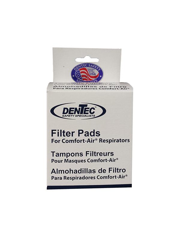 Comfort-Air™ 158DN5 Filter Pad, For Use With Grinding Shield/Welding Helmet, N95 Filter Class, Saf-Twist™ Connection, Cream/White