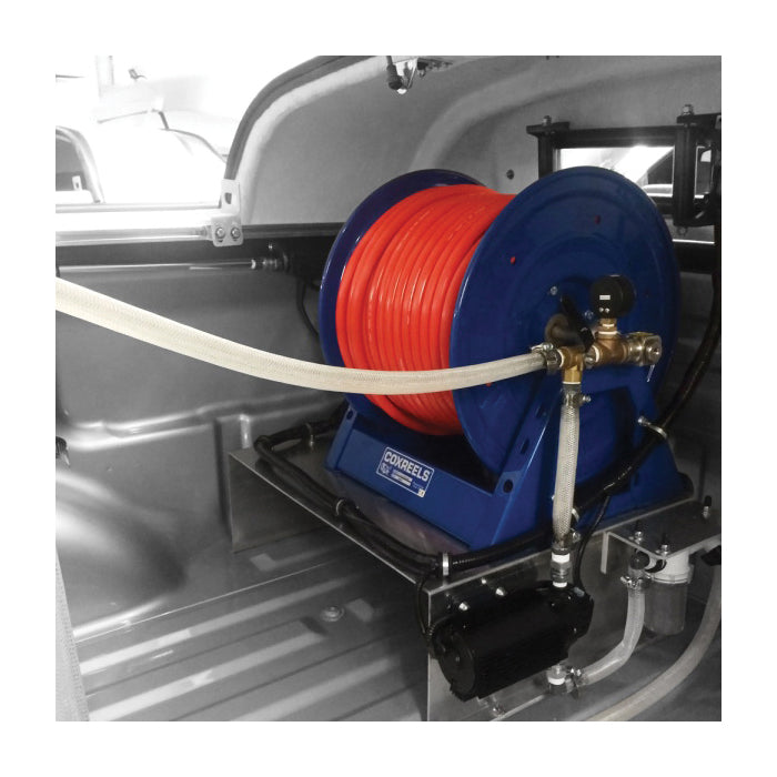 COXREELS® 1125-4-200-AB Motorized Hose Reel, 1/2 in ID x 7/8 in OD x 200 ft L Hose, 3000 psi Pressure
