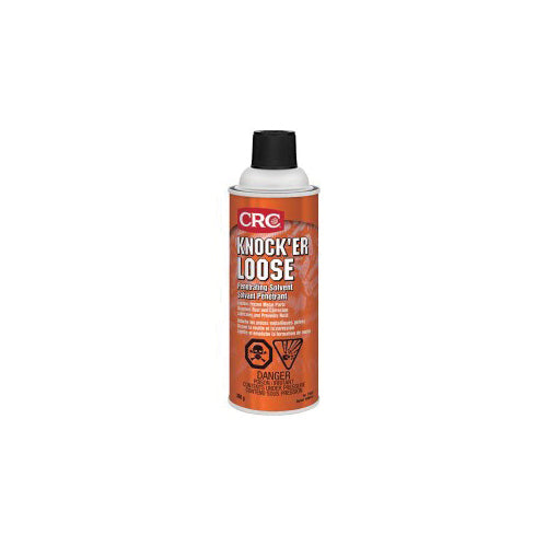 CRC® 73020 Knock'er Loose™ Penetrating Solvent, 16 oz Aerosol Can, Aerosol Form, Red, 0.86