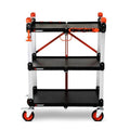 SITERUNNER 3 Shelf Folding Jobsite Cart