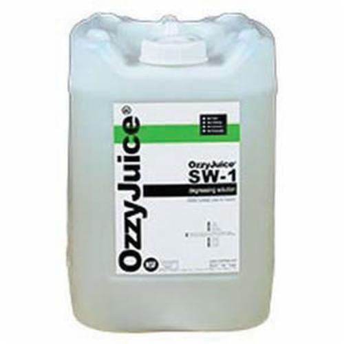SmartWasher® 14156 OzzyJuice® SW-1 Industrial Strength Non-Corrosive Non-Flammable Water Based Cleaning Solution, 5 gal Jug, Low Fragrance/Mild Odor/Scent, Clear, Liquid Form