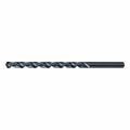 Chicago-Latrobe® 50529 120X Extra Long General Purpose Heavy Duty Taper Length Drill, 3/8 in Drill - Fraction, 0.375 in Drill - Decimal Inch, 1 in OAL, HSS, Black Oxide
