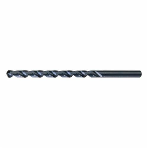 Chicago-Latrobe® 50529 120X Extra Long General Purpose Heavy Duty Taper Length Drill, 3/8 in Drill - Fraction, 0.375 in Drill - Decimal Inch, 1 in OAL, HSS, Black Oxide