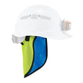 Chill-Its® 12523 6670CT Evaporative Hard Hat Neck Shade With Cooling Towel, Evaporation Cooling, For Use With Hard Hat, Inner Cap/Hat Attachment