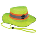 Chill-Its® 12591 8935CT Evaporative Cooling Ranger Hat With Cooling Towel, L/XL, Hi-Viz Lime, 150D Oxford Polyester