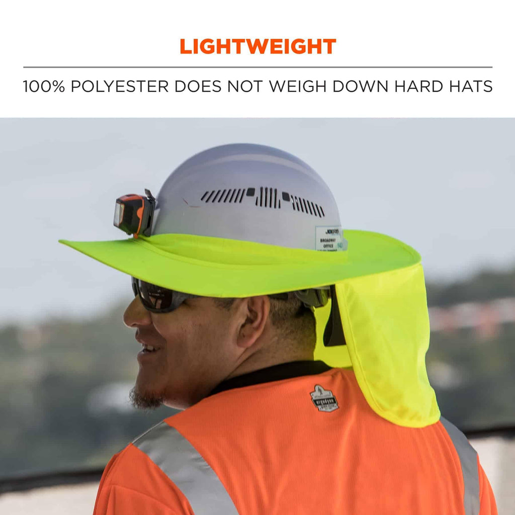 Chill-Its® 12640 6660 Hard Hat Brim With Shade, For Use With 6660 Hard Hats