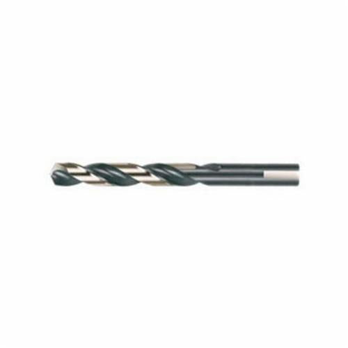 Cle-Line® Cle-Force™ C69357 1607 Jobber Length Drill Bit, 11/32 in Drill - Fraction, 0.3438 in Drill - Decimal Inch, 135 deg Point, HSS, Black/Gold Oxide