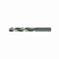 Cle-Line® C18048 1878 Heavy Duty Jobber Length Drill Bit, U Drill - Letter, 0.368 in Drill - Decimal Inch, 135 deg Point, HSS, Black/Gold Oxide