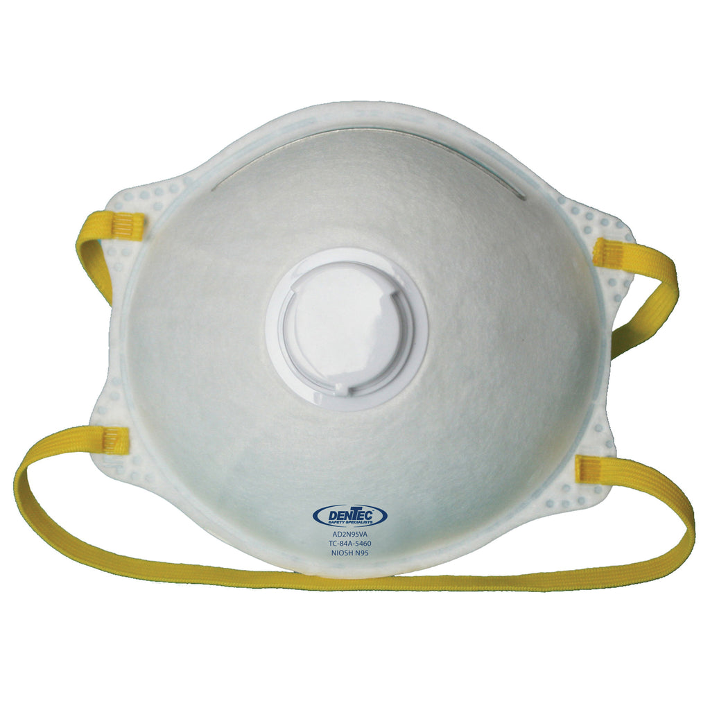 Comfort-Ease® 15DAD2N95VAB144 Cone Shaped Disposable Respirator With Exhale Valve, Universal