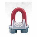 Crosby® 1010033 Red-U-Bolt® G-450 Wire Rope Clip, 3/16 in, Steel, 2 Clips, 3-3/4 in Rope Turn Back