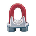 Crosby® 1010337 G-450 Red-U-Bolt Wire Rope Clip, 1-5/8 in, Forged Steel, 8 Clips, 58 in Rope Turn Back