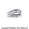 Crosby® 1037416 G-411 Standard Thimble, 7/8 in, Steel, Hot Dipped Galvanized, For Use With Wire Rope