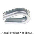 Crosby® 1037791 G-414 Extra Heavy Duty Thimble, 7/8 in, Steel, Hot Dipped Galvanized, For Use With Wire Rope
