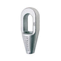 Crosby® 1039959 G-417 Closed Spelter Socket, 9/16 to 5/8 in Cable, 1.41 in ID Eye, 6.31 in L, Forged Steel