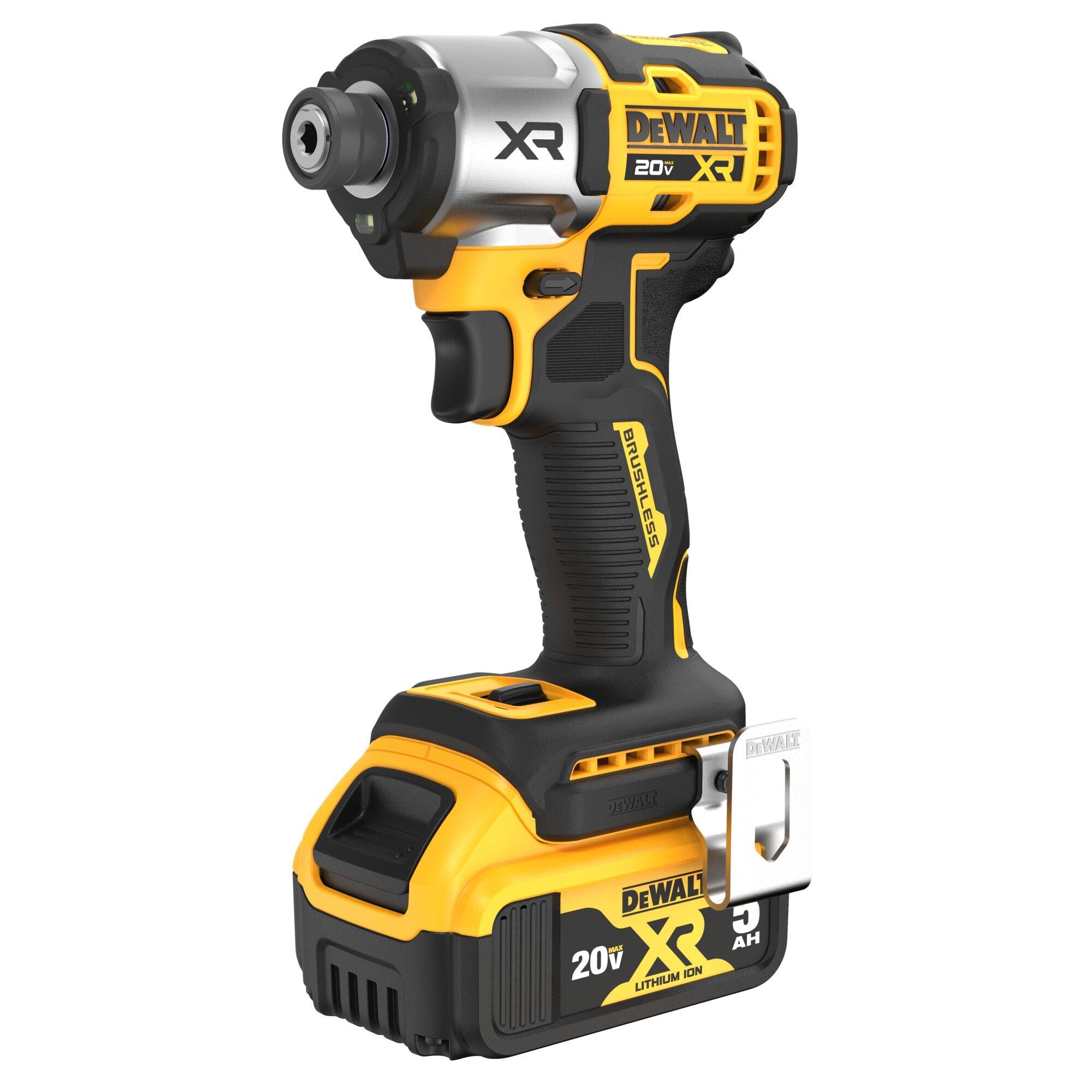 DeWALT® DCF845P2 3-Speed Brushless Cordless Impact Driver, 20 V, 5.1 in OAL