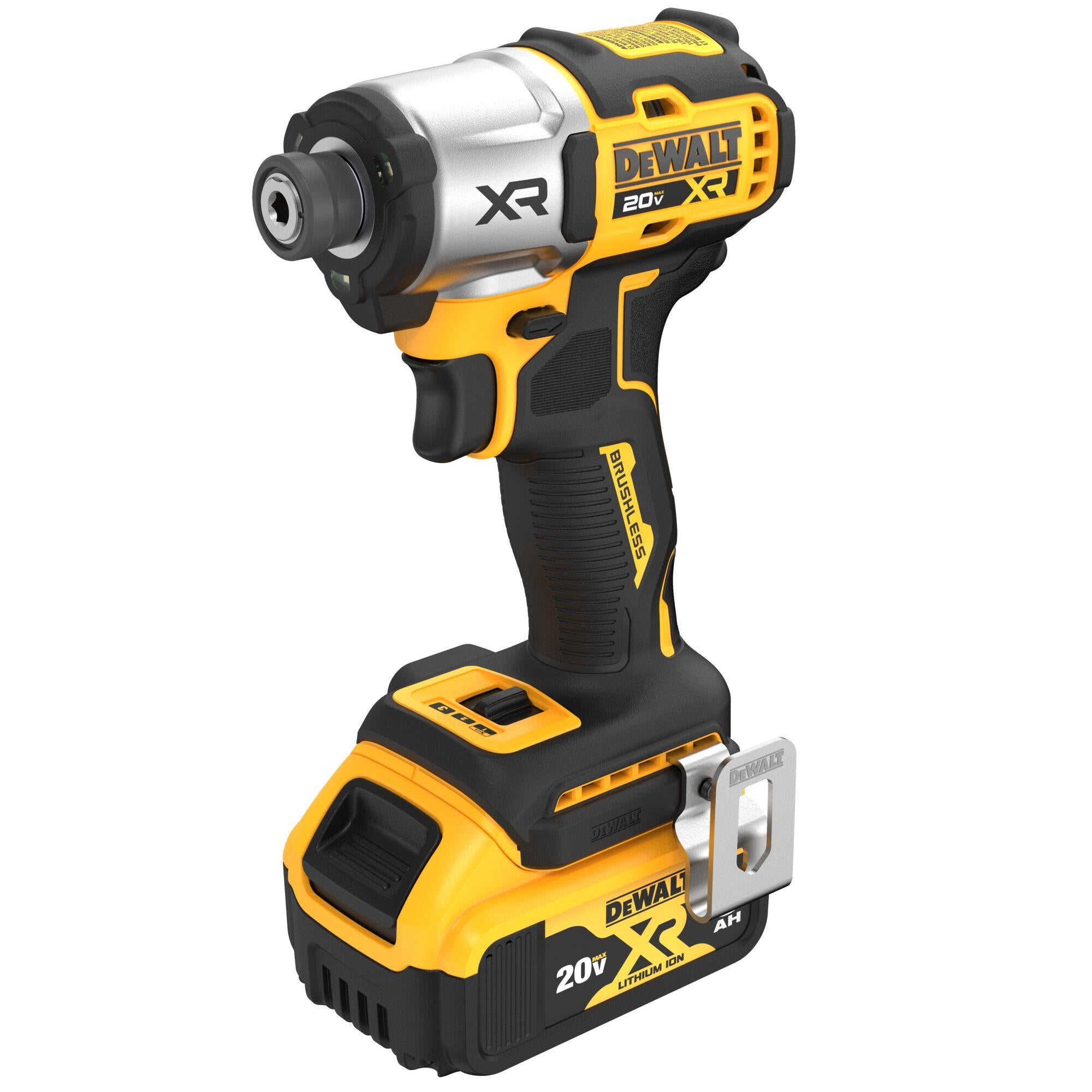 DeWALT® DCF845P2 3-Speed Brushless Cordless Impact Driver, 20 V, 5.1 in OAL