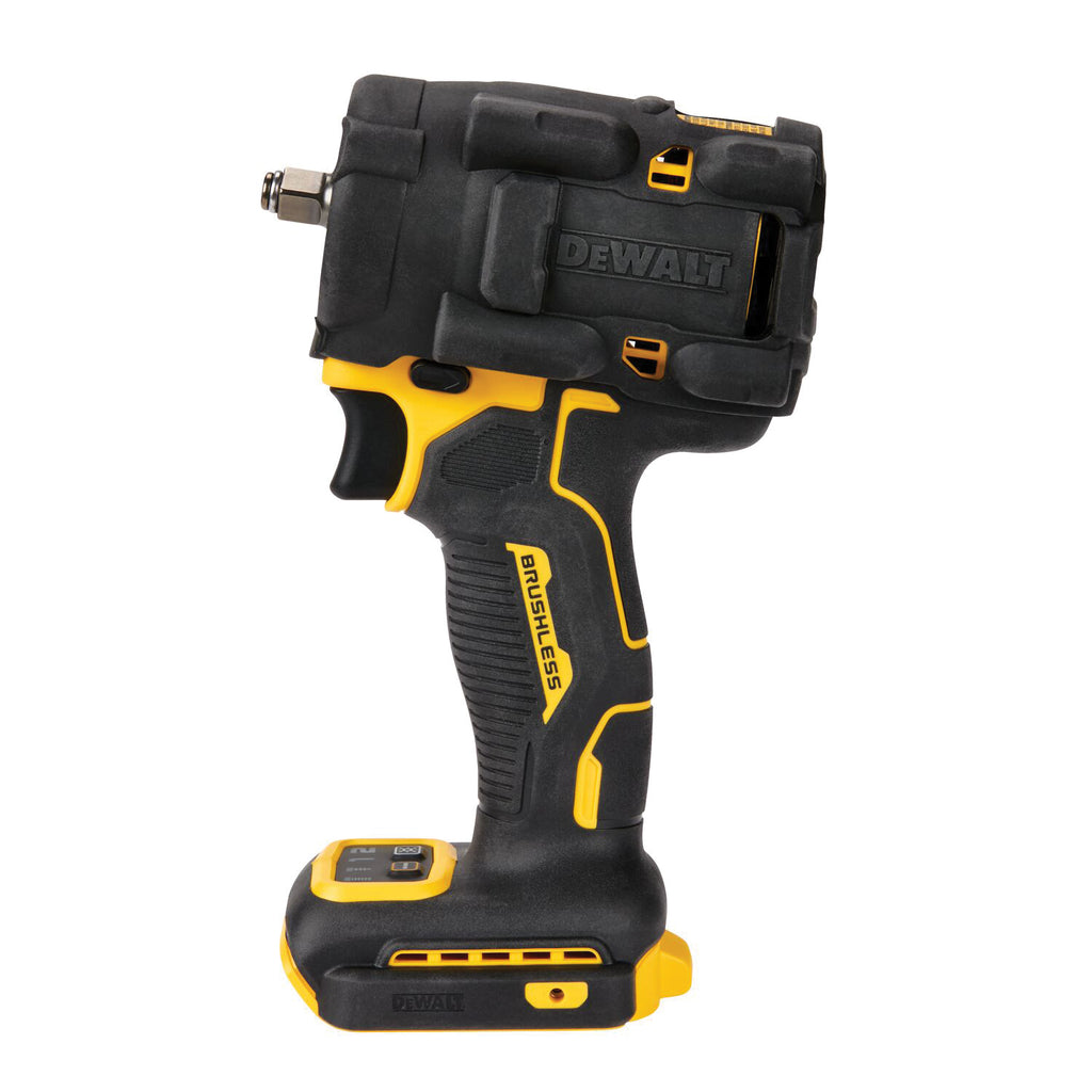 DeWALT® DCF923B Cordless Impact Wrench With Hog Ring Anvil Kit, 3/8 in, 3550 ipm, 450 ft-lb Torque, 20 V DC, 5 in OAL