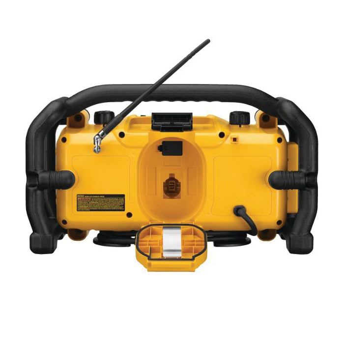 DeWALT® XRP™ DC012 Heavy Duty Cordless Worksite Radio With Charger, 7.2 to 18 VDC, Li-Ion/NiCd Battery