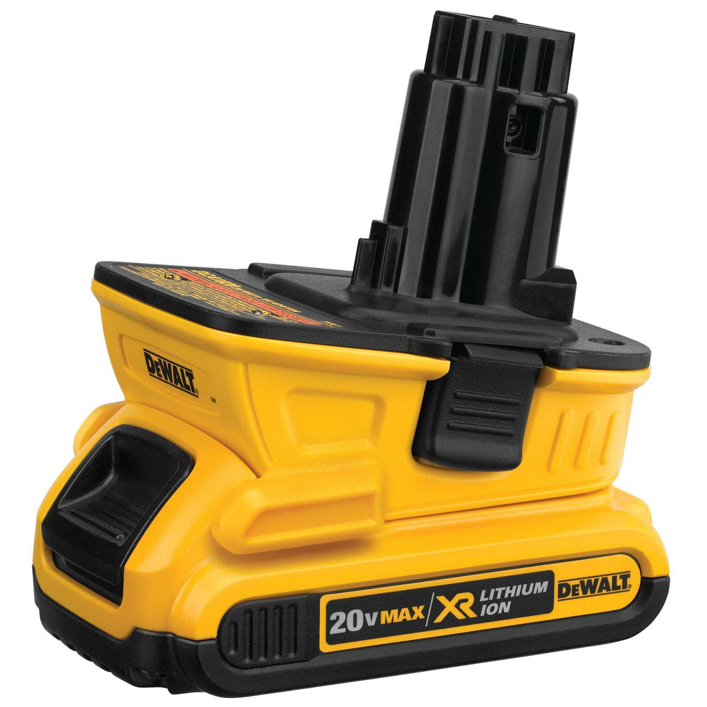 DeWALT® 20V MAX* MATRIX™ DCA1820 Compact Slide Cordless Battery Adapter, Li-Ion Battery, 18 V DC Charge, For Use With DeWALT® DCB201, DCB203 and DCB203BT Compact Batteries