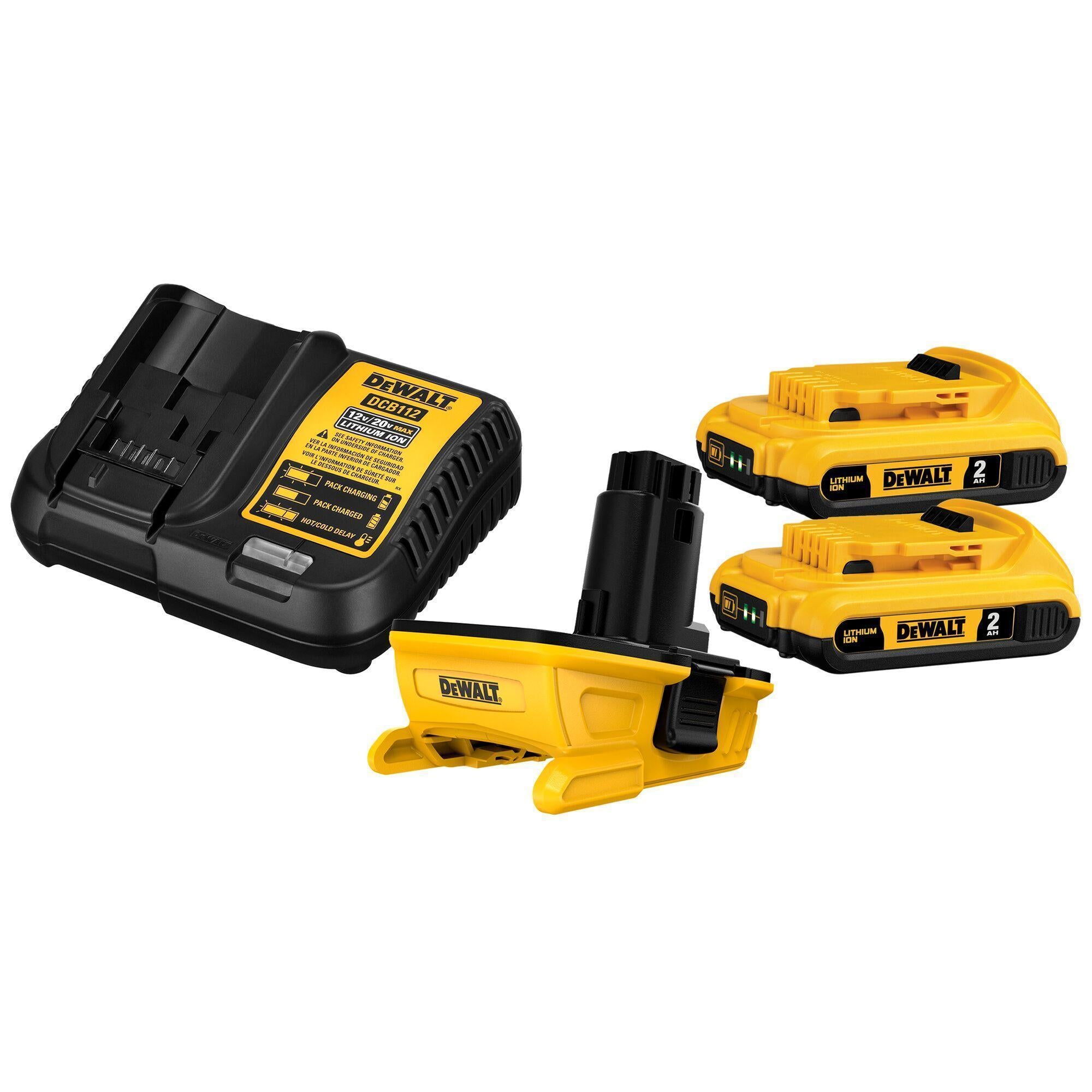 DeWALT® 20V MAX* MATRIX™ DCA2203C Slide, 2 Ah Li-Ion Battery, 20 V DC Charge, For Use With DeWALT® 18 V MAX Tools, DCB201 and DCB203 Compact Batteries
