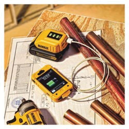 DeWALT® DCB090 Cordless USB Power Source, For Use With 12/20V MAX Series Li-Ion BatMax, Li-Ion Battery, 1 hr Charging, 2 Batteries