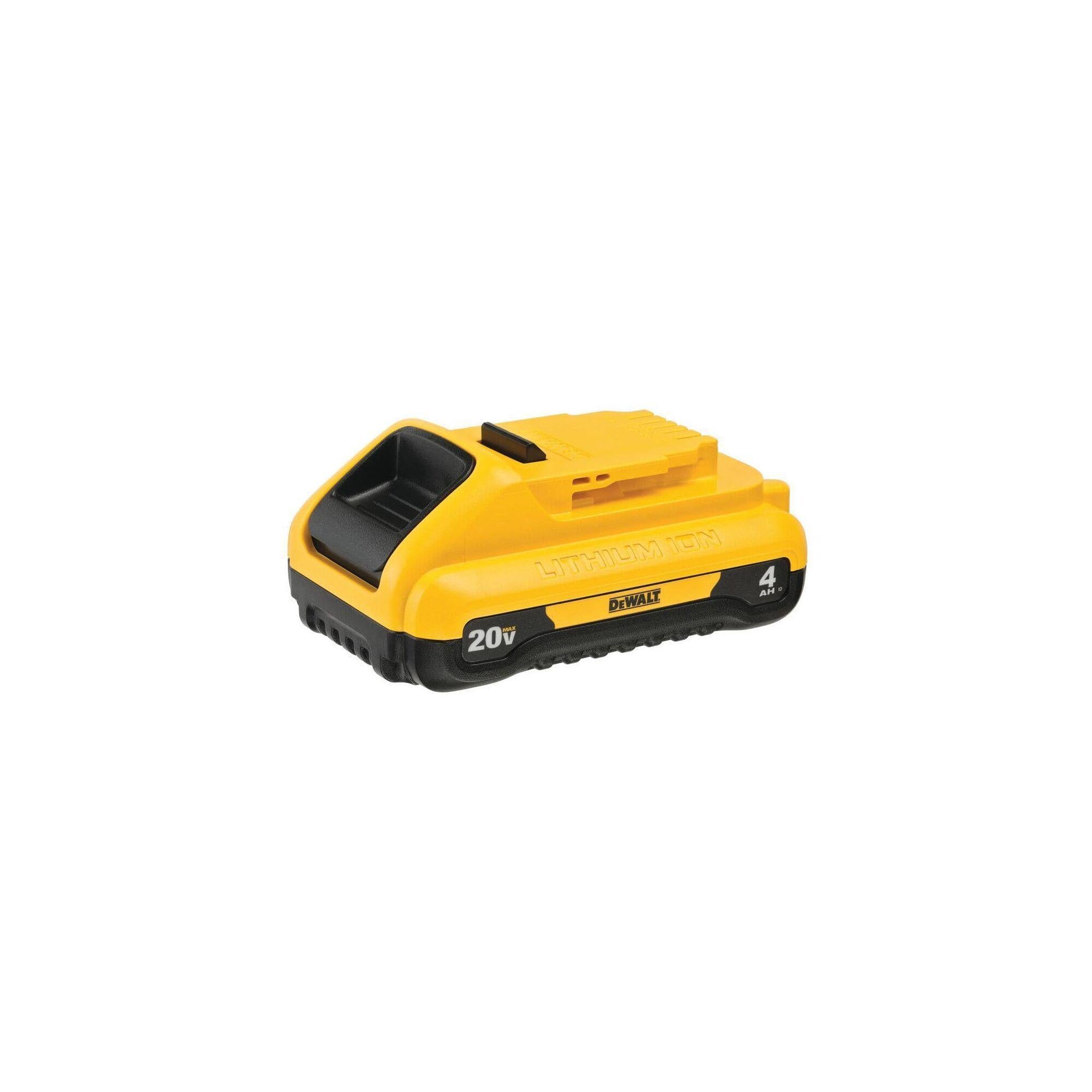 DeWALT® DCB240-2 Compact Battery, 4 Ah Li-Ion Battery, 20 V DC Charge, For Use With 20V MAX* Tools and Chargers