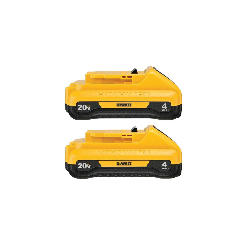 DeWALT® DCB240-2 Compact Battery, 4 Ah Li-Ion Battery, 20 V DC Charge, For Use With 20V MAX* Tools and Chargers