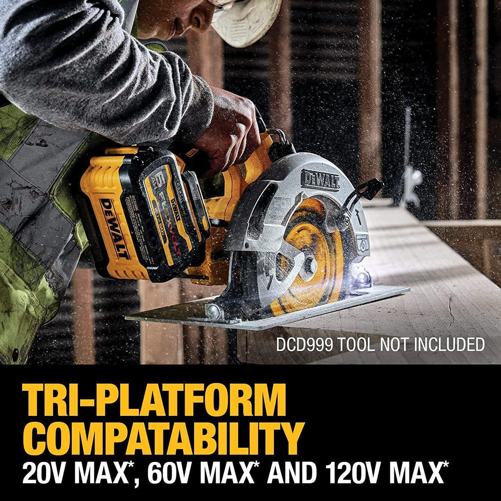 DeWALT® FLEXVOLT™ DCB606-2 Battery Pack, 6 Ah Li-Ion Battery, 20/60 V AC Charge, For Use With DEWALT 20V/60 V Cordless Tools