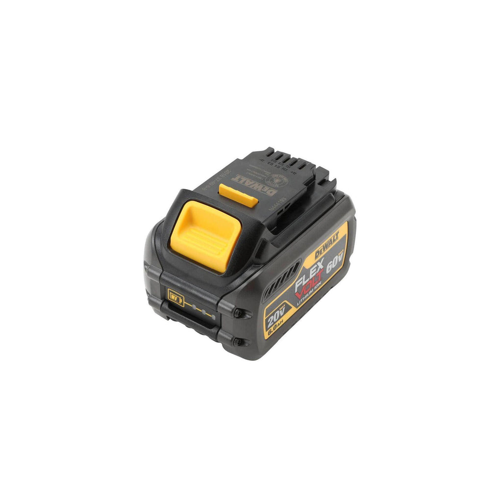 DeWALT® 20V/60V MAX* FLEXVOLT™ DCB606 With Dcb118 Fast Charger, 6 Ah Li-Ion Battery, 20/60 V DC Charge, For Use With DeWALT® 20 V/60 V Cordless Tool