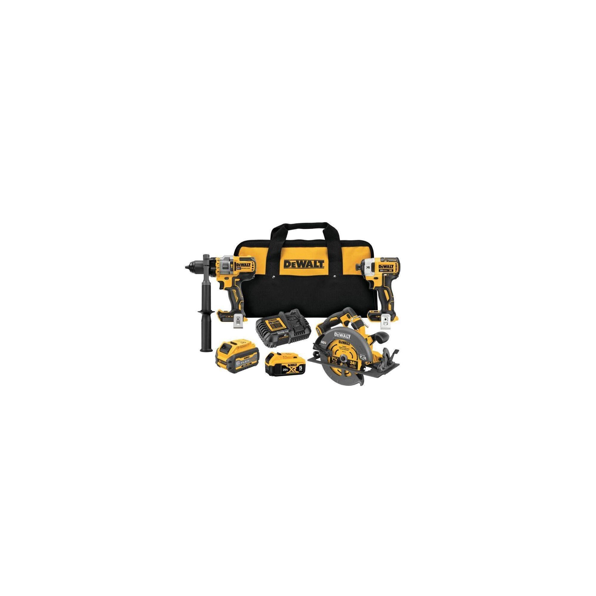 DeWALT® 20V/60V MAX* FLEXVOLT™ DCB606 With Dcb118 Fast Charger, 6 Ah Li-Ion Battery, 20/60 V DC Charge, For Use With DeWALT® 20 V/60 V Cordless Tool