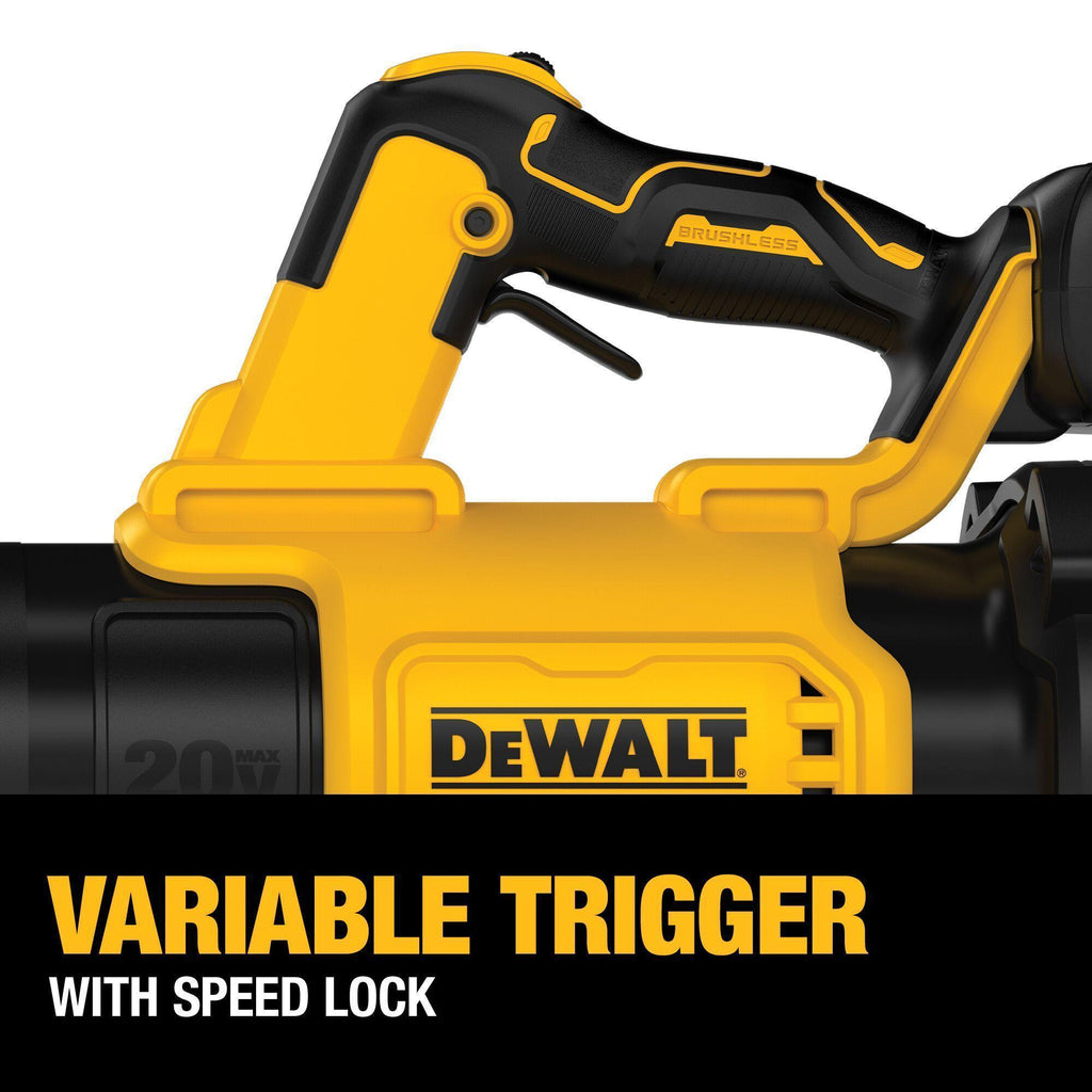 DeWALT® DCBL722B XR® Brushless Handheld Blower, 450 cfm Air Flow, 125 mph Air Velocity, 20 V DC 5 Ah Li-Ion Battery