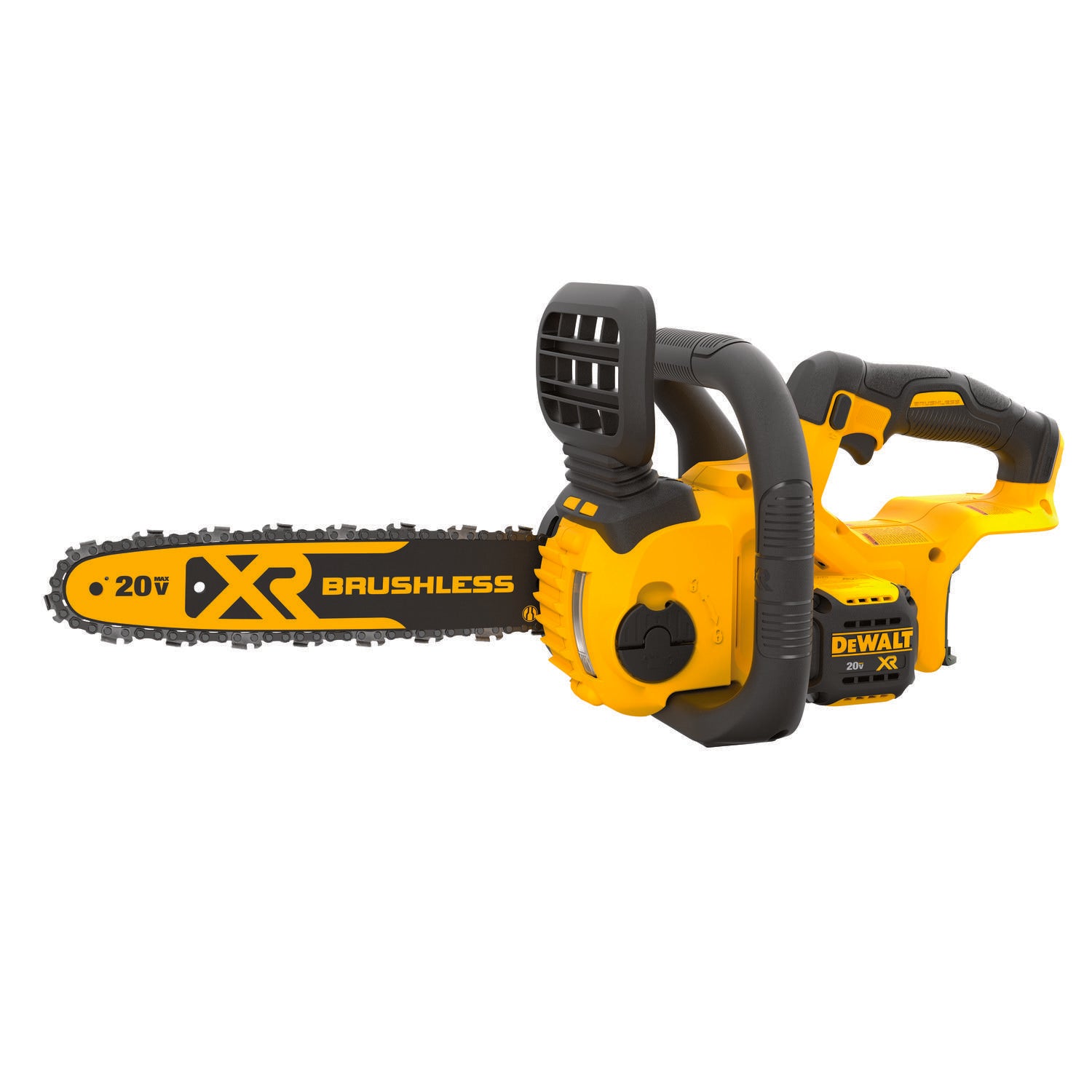 DeWALT® DCCS620B XR® Compact Cordless Chain Saw, 0.043 in Bar/Chain, 12 in L Bar/Chain, 20 V, 5 Ah Li-Ion Battery, Bare Tool