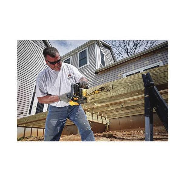 DeWALT® DCCS620B XR® Compact Cordless Chain Saw, 0.043 in Bar/Chain, 12 in L Bar/Chain, 20 V, 5 Ah Li-Ion Battery, Bare Tool